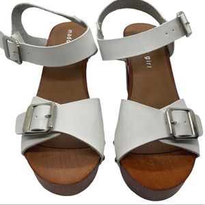 Madden Girl White Clog sandal